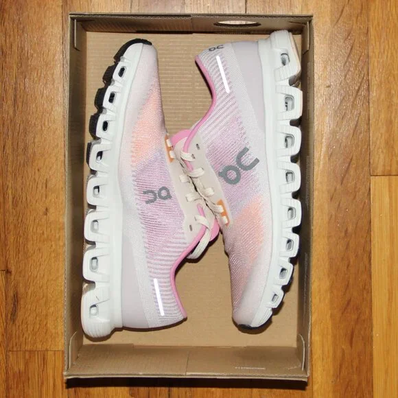 On Cloud 6 Push Shoes Womens 9 Orange Pink - Picture 7 of 7